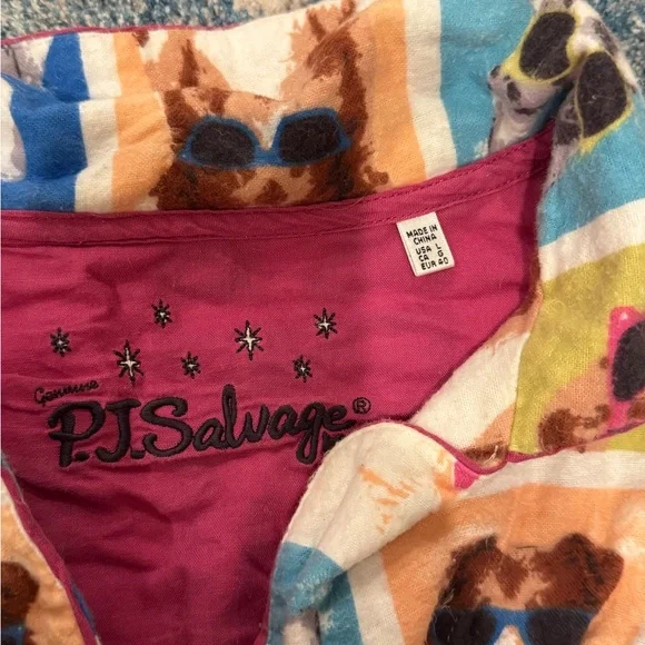 P.J. Salvage Dog Print Pajamas - Picture 3 of 4